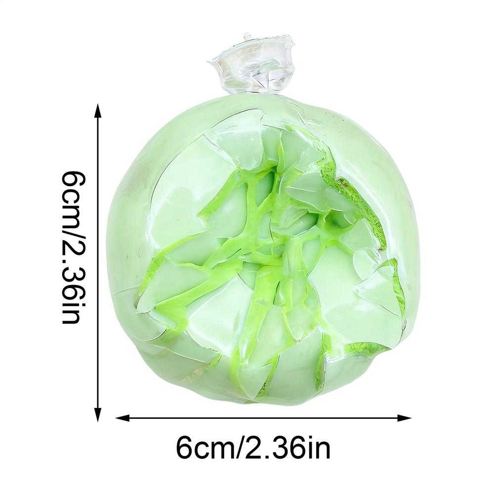 Matcha Mint Chocolate Ball Wax Skin Crispy Sound Squeeze Toy Stress Relief Sensory Fidget Toy For Kids Adults Gift