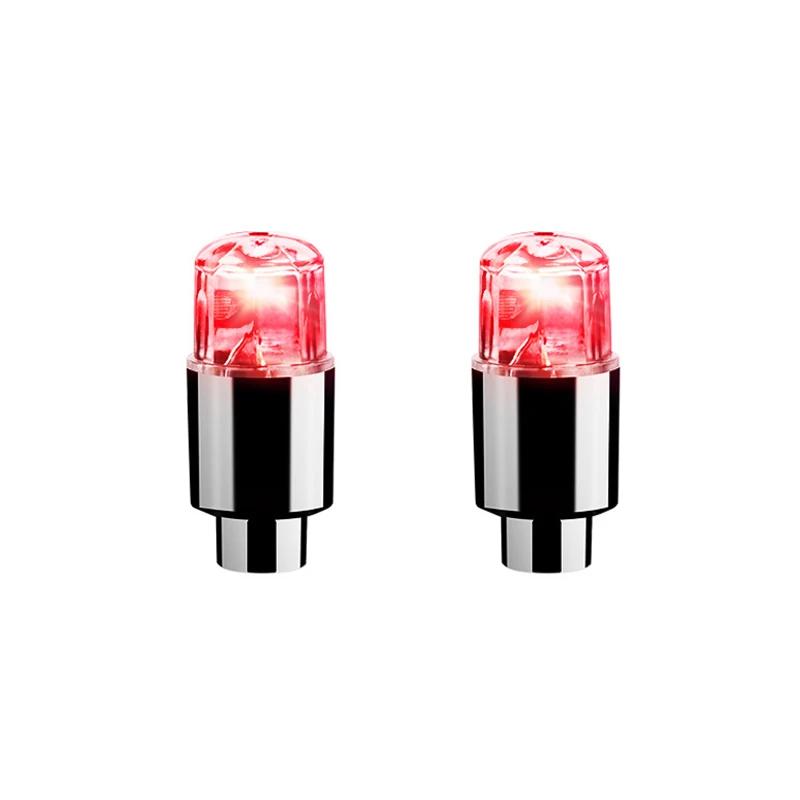2/4Pcs Tire Valve Cap Lights Durable Tire Lights For Car Air Valve Caps With Lights For Motorcycles Bicycles Electric Vehicles