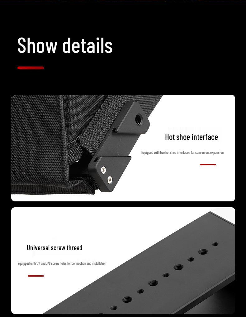 Ambitful T16 Large Screen Teleprompter for DSLR Camera and Mobile Live Broadcast