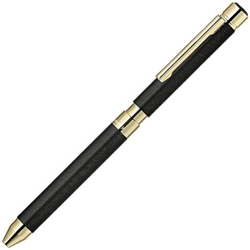 Многофункциональная ручка Zebra SB36-LBK Sharbo X SL6 Кожаная Черная
