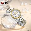 OPK 8110 Women's Calendar Week Quartz Watch Steel Belt Waterproof