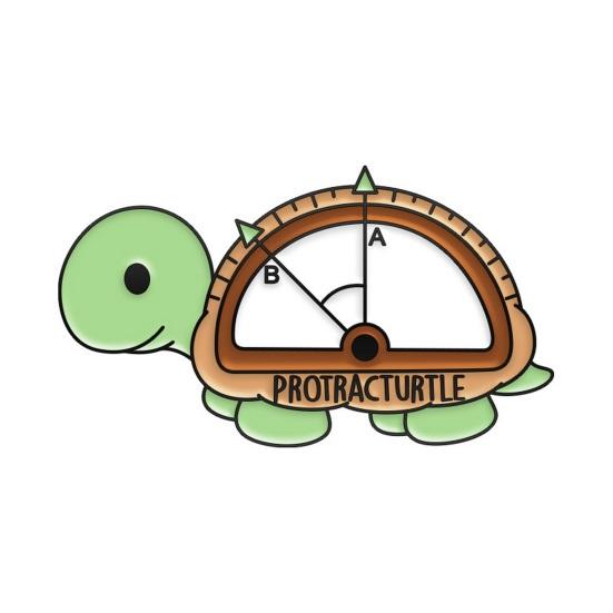 Geometric Formula Enamel Pin Color Paint Cartoon Animal Lapel Badge Decoration