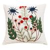 Buynow Floral Embroidered Pillowcase45X45Cm Vintage Pastoral Living Room Sofa Cushion Cover Home Bedroom Decor Cojines Para Sala