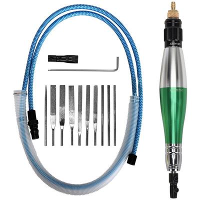 A25F-Luchtpotlood Dremel 1/8" Ultrasone Micro Pneumatische Zuiger Schuurvijl Voor Polijsten En Ontbramen