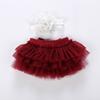 Baby Floral Headband and Bow Tulle Skirt Set Infant Toddler Outfit Soft Elastic Waistband Lightweight Breathable Material for 0M-24M