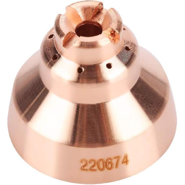 Plasma Shield Cup Cap, 5pcs Plasma Shield cap Fits for Thermal Dynamics MAX45 Cutting Torch Consumables 220674