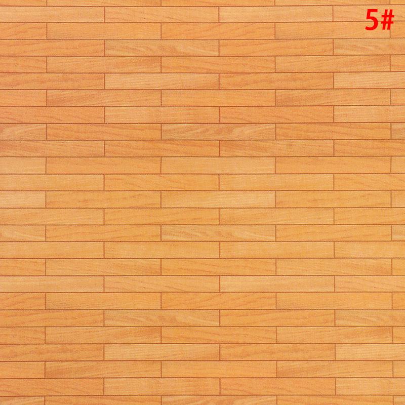 1:12 Doll House Kitchen Dining Bathroom Living Room Floor Wallpaper Acrylic Floor Tiles for Doll House Furniture Accessories