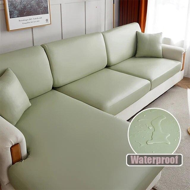 Huse pentru scaune de canapea din piele PU impermeabilă pentru sufragerie Huse elastice pentru mobilă Protecție 15 culori solide Huse pentru canapea