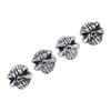 4PCS Tires Valve Stem Cap Universal Fit Skull Style Cool Look Valve Stem Cover for Car Truck Bike