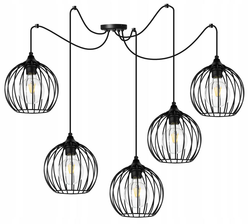 MODERN SPIDER HANGING LAMP, WIRE CEILING