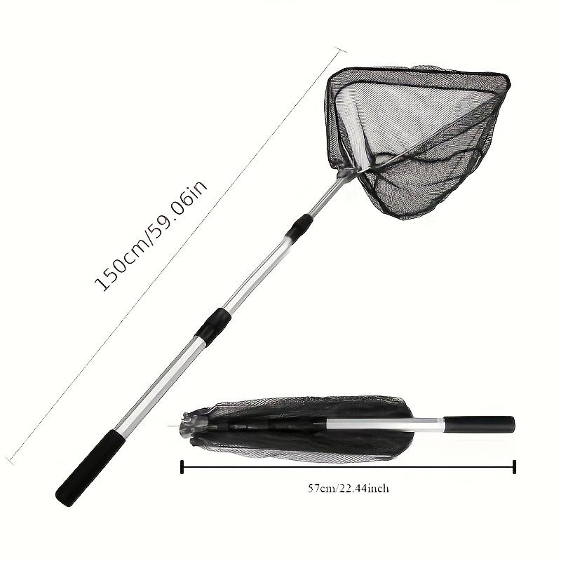 1Ultra-lightweight Foldable Fishing Net - Durable Aluminum Alloy Telescopic Handle - Ideal for any fishing adventure - Essential
