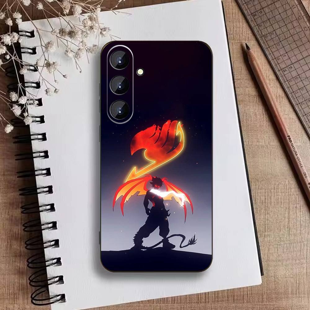 

ЧЕХОЛ ДЛЯ ТЕЛЕФОНА ANIME F-FAIRY TAIL Для Samsung Galaxy A73,21,22,32,71,53,52,51,80,5G Мягкий Черный Чехол Samsung a50 30s 50s