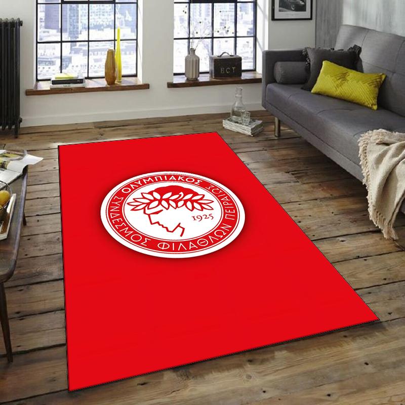 1pc Football Team Design Area Rug - Non-Slip, Soft & Cozy Floor Mat for Living Room, Bedroom, Office - Indoor/Outdoor Decorative Carpet