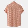 Solid Colored Dots Hawaiian Shirt Men Casual Short Sleeves Summer 3d Printed Button Blouse Tops Street Button Shirts