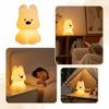 Silicone LED Nightlight Rechargeable Touch Squishy Lamp New Night Light Bedroom Decor
