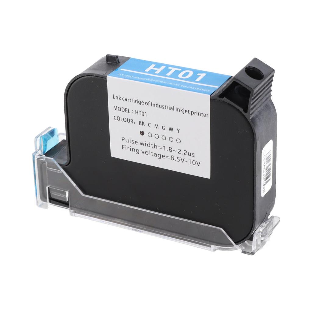42ML Handheld Printer Ink Cartridge Rapid Drying Inkjet Printer Cartridge Replacement 12.7mm Black
