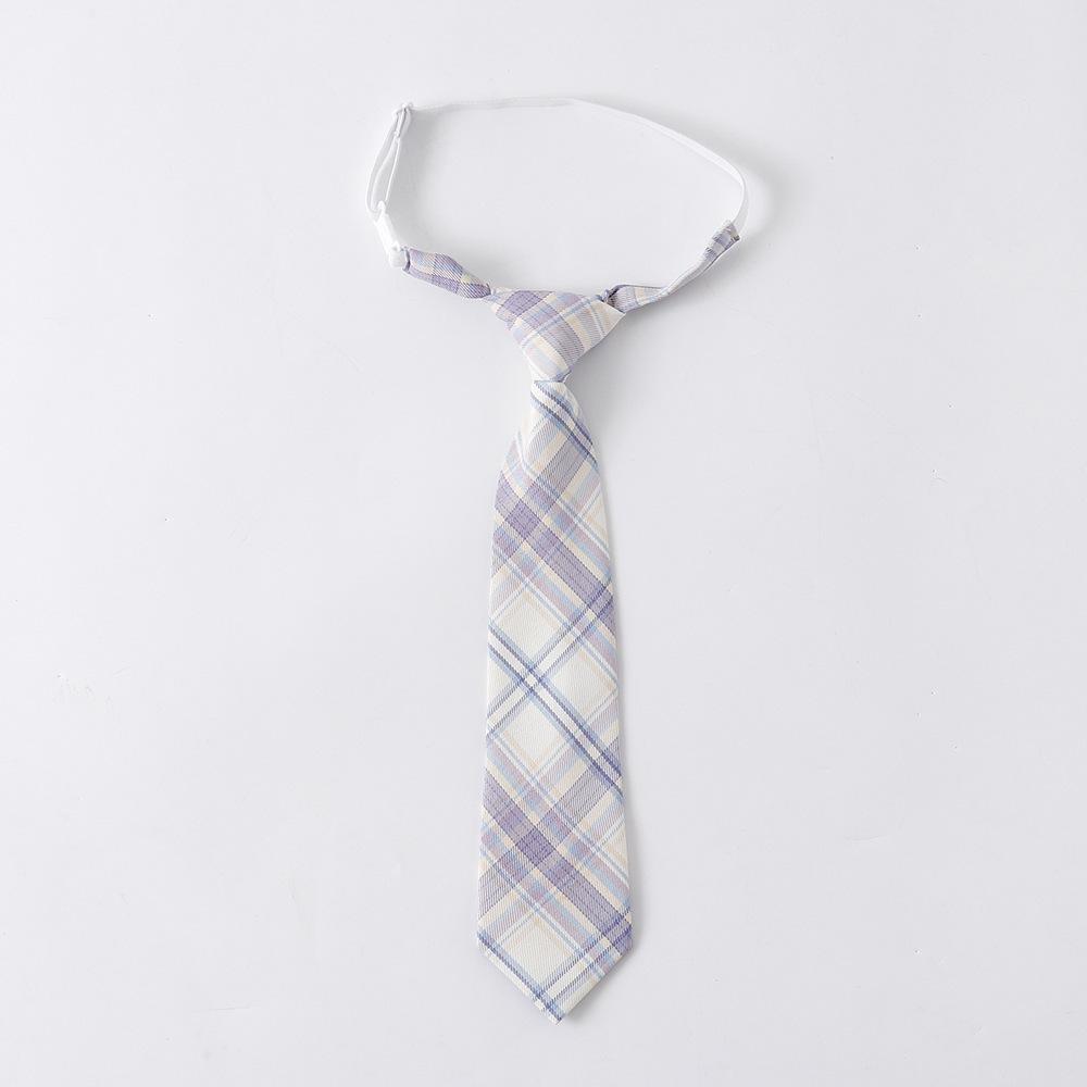 Japanese High-Waisted Pleated Plaid School Uniform Skirt accessories