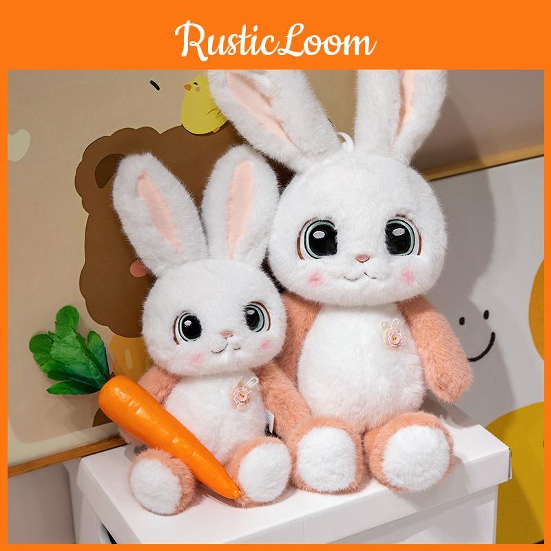 Long Rabbit Ears Plush Toys Cartoon Stuffed Animal Dolls Kids Gift Birthday