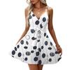 Women's Fashion Casual V Neck Casual Straps Sleeveless Floral Print Dresses