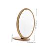 FOMIYES Folding Desktop Makeup Fashionable Makeup Car for Home and Salon Convenient Storage Mirror, Mirror, Design, Beige, Use,