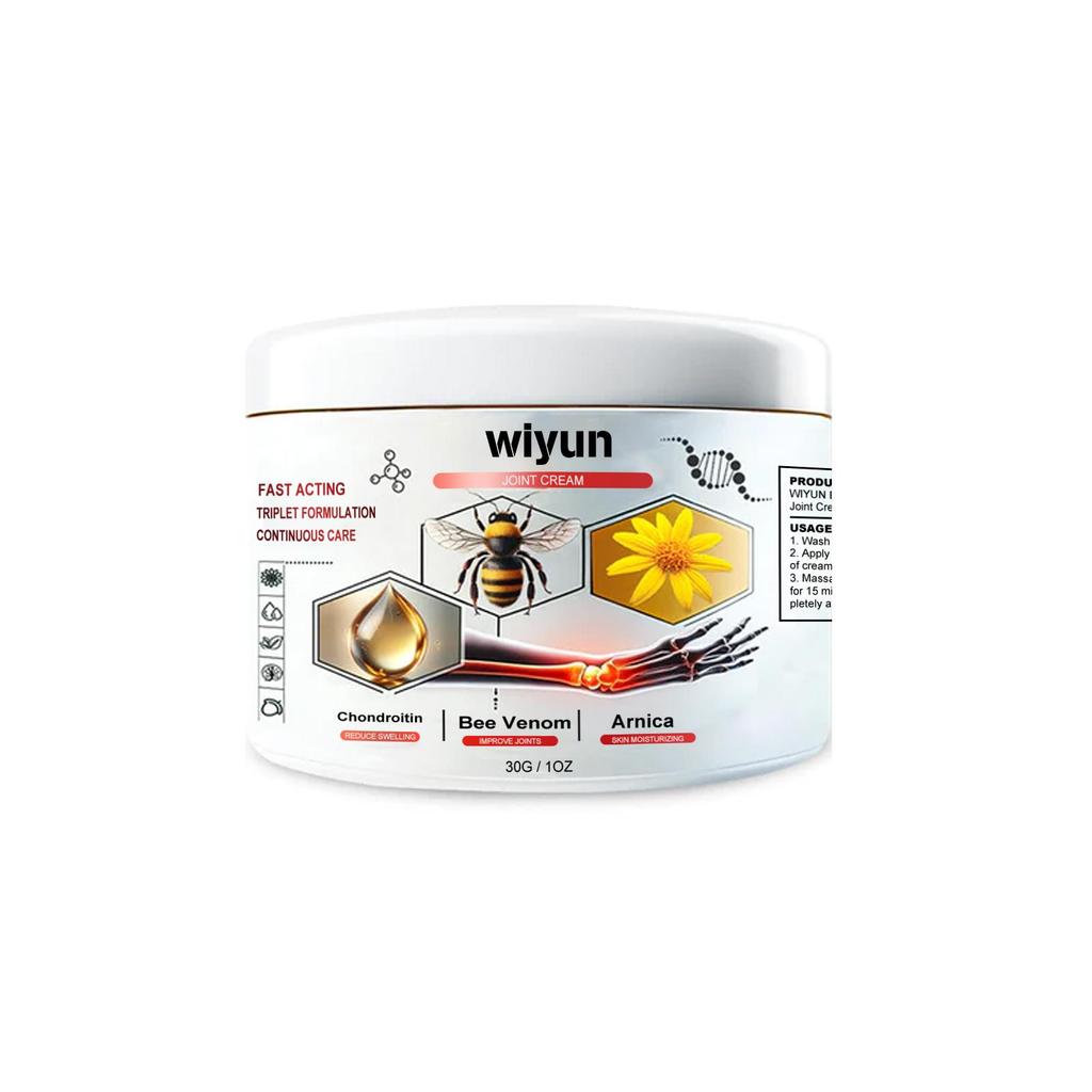 30g Bee Venom Joint Cream Joint Massage for Cervical, Lumbar and Wrist Joint Pain Relief
