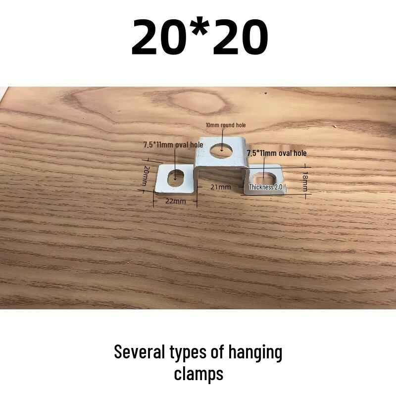 Galvanized Stainless Steel U-Shaped Ceiling Pipe Saddle Clamp with Square Bracket