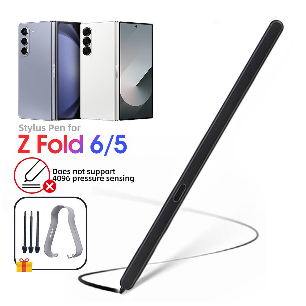 For Samsung Galaxy Z Fold 5/6 S Pen Compatible with Galaxy Z Fold 4/3 Fold Edition Touch Stylus with 3 Replaceable Tip 6