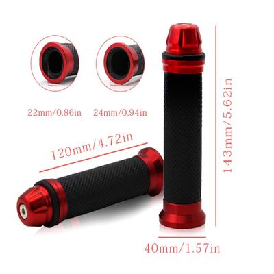 7/8 inch 22mm Motorfiets Handvatten Handvatten Stuur Voor Aprilia Victory Honda Suzuki Kawasaki Yamaha BMW Ducati