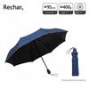 High-Quality Embroidered Fully Automatic Folding Umbrella for Women with Black Coating for Sun Protection and Uv Protection, Suitable for Both Sunny
