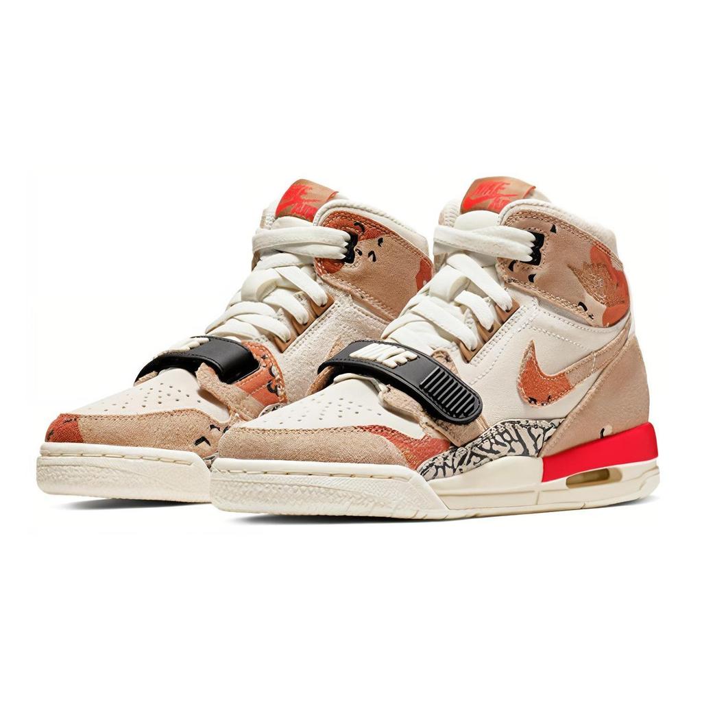 Air Jordan Legacy 312 Grade School 'Desert Camo' (Unisex) Sail / Desert Camo-Infrared 23 Kids' Basketball Shoes AT4040 126