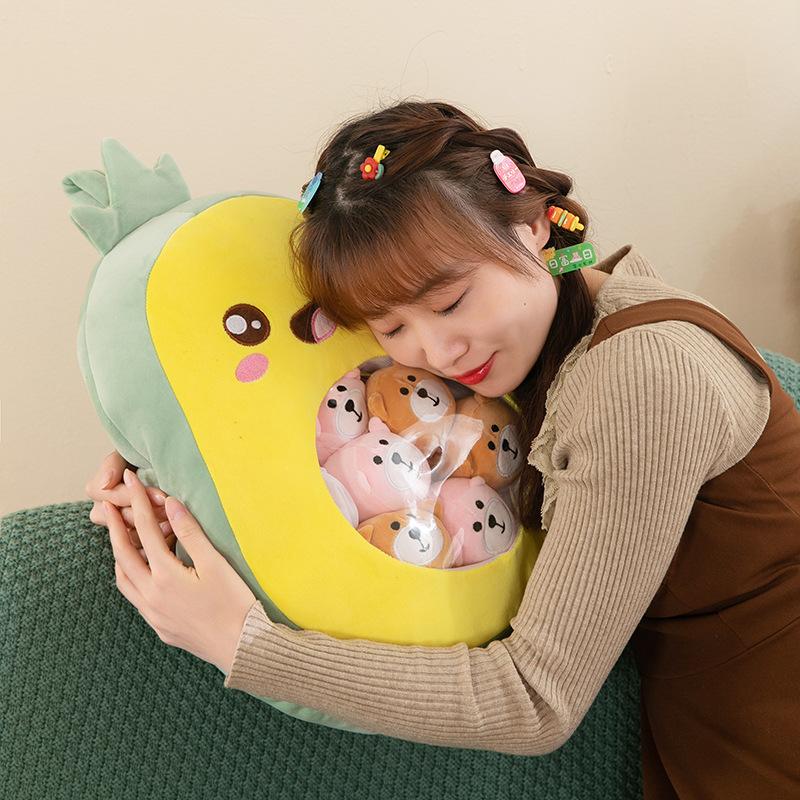 Neue Tüte Snacks Puppe Wurfkissen kreative Snacktüte Plüschtier Büro Nickerchenkissen