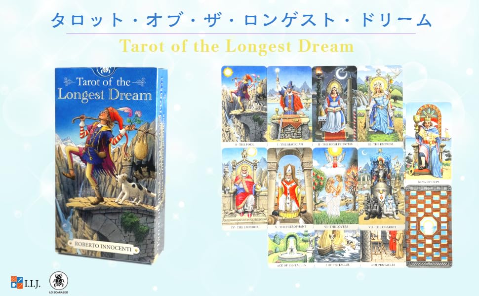Tarot of the Longest Waite 78 Tarot with Japanese Authentic I.I.J Dream, Edition, Cards, Reading, Instructions,