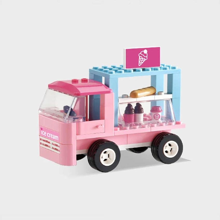 Oxford Town Food Truck Dessert Cafe Building Block Set Made in Korea