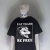 Eat Trash Be Free Shirt | Punk Possum Crass Anarchism Socialism Against Me