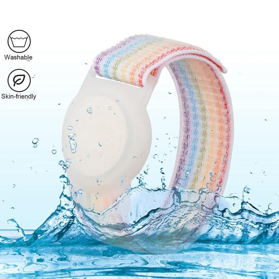 Brățară Tracker pentru Copii Husă Protectoare Rezistentă la Uzură Impermeabilă Instalare Simplă Ajustabilă Anti-Pierdere Bandă Ceas pentru AirTag