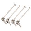 4pcs Universal Drive Shaft Steel Swing Shaft RC Accessory Fit for HSP 94111 110 RC CarSilver