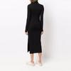 Polo Ralph Lauren Solid Knit Turtleneck Long Sleeve Dress Women Dresses Black 211763521-001