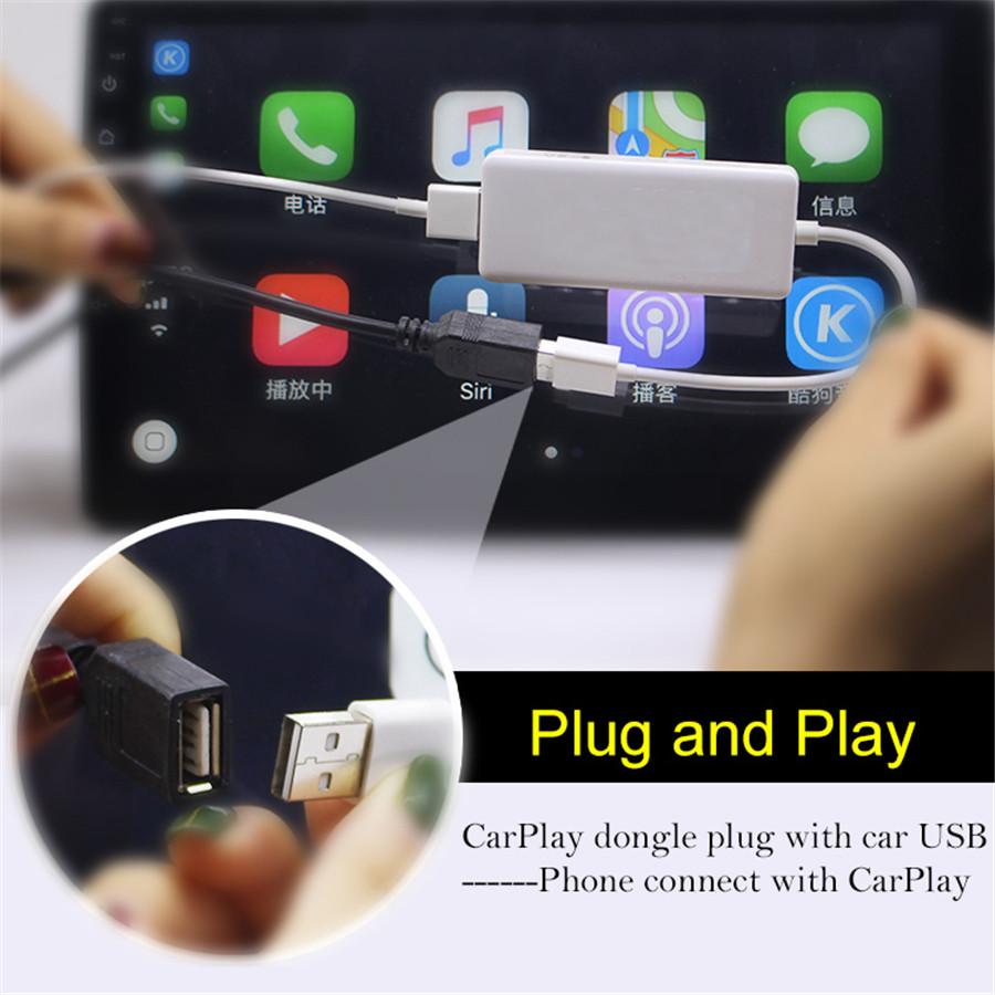 1 X Portable Black Car SUV USB Apple Dongle Fits For Android iPhone GPS Player
