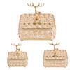 Multifunctional Jewelry Organizing Box Decoration Metal with Lid Dustproof Containers for Bracelets