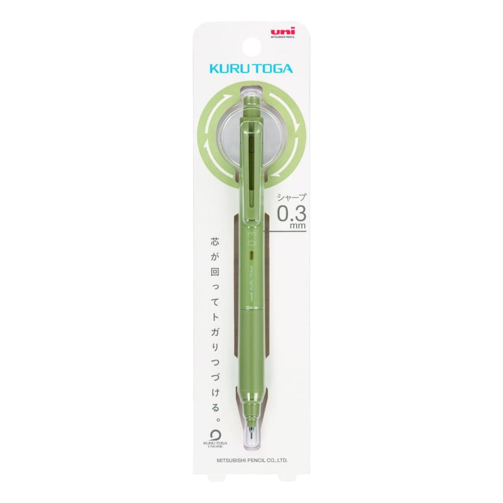 Mitsubishi Pencil Mechanical Pencil Kurutoga KS Herb Green 0.3 M3KS1P.76