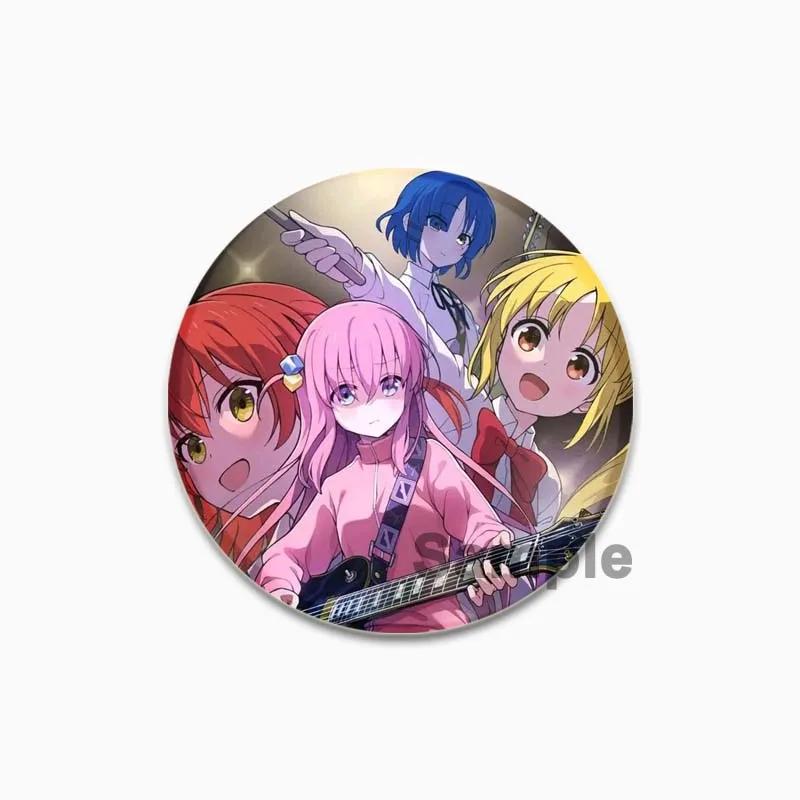 

32/44/58 мм Ручная работа BOCCHI THE ROCK! Броши Hitori Gotou Nijika Ijichi Ryou Yamada Ikuyo Kita Kikuri Hiroi, значок для воротника, ювелирные изделия, одежда, шляпа 44mm(1.73in)