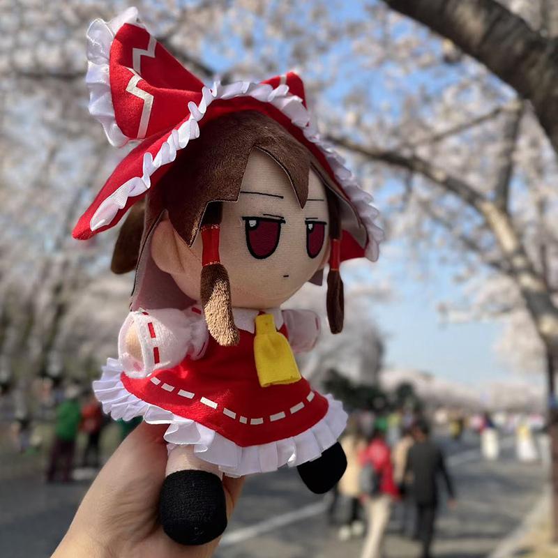 Real Picture TouHou Project Fumo Plush Toy Hakurei Reimu Komeiji Satori Kirisame Marisa Stuffed Anime Plushies Gifts Girl