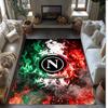 Napoli FC Soccer Football Pattern Soft Area Rug Non Slip Indoor Floor Carpet Sports Decor Mat for Bedroom