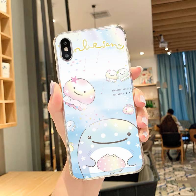Cute kawaii Jinbesan Phone Case For iPhone 11 12 Mini 13 14 15 Pro XS Max X Plus SE XR Shell