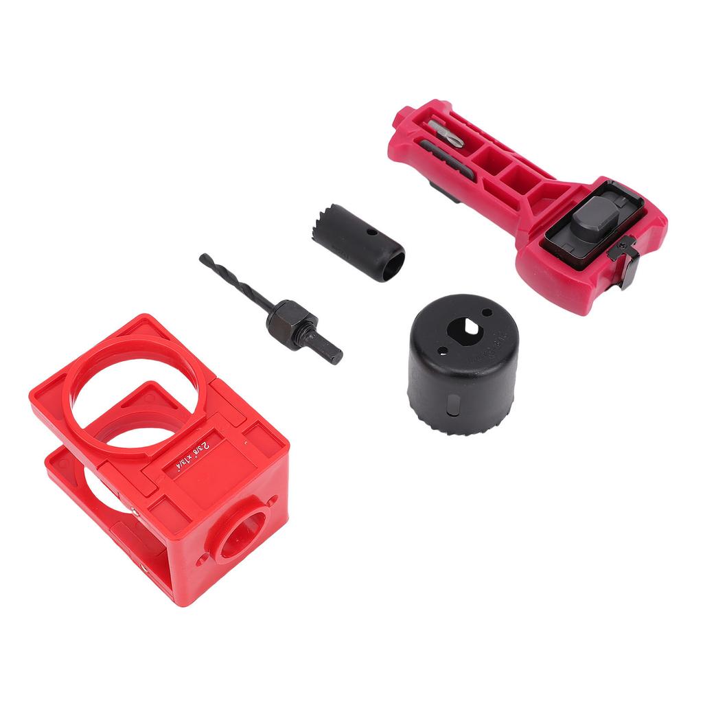 Door Latch Installation Kit Remove Extra Materials Hole Saw Latch Mounting Accessories for 1 3 4in 1 3 8in Thickness