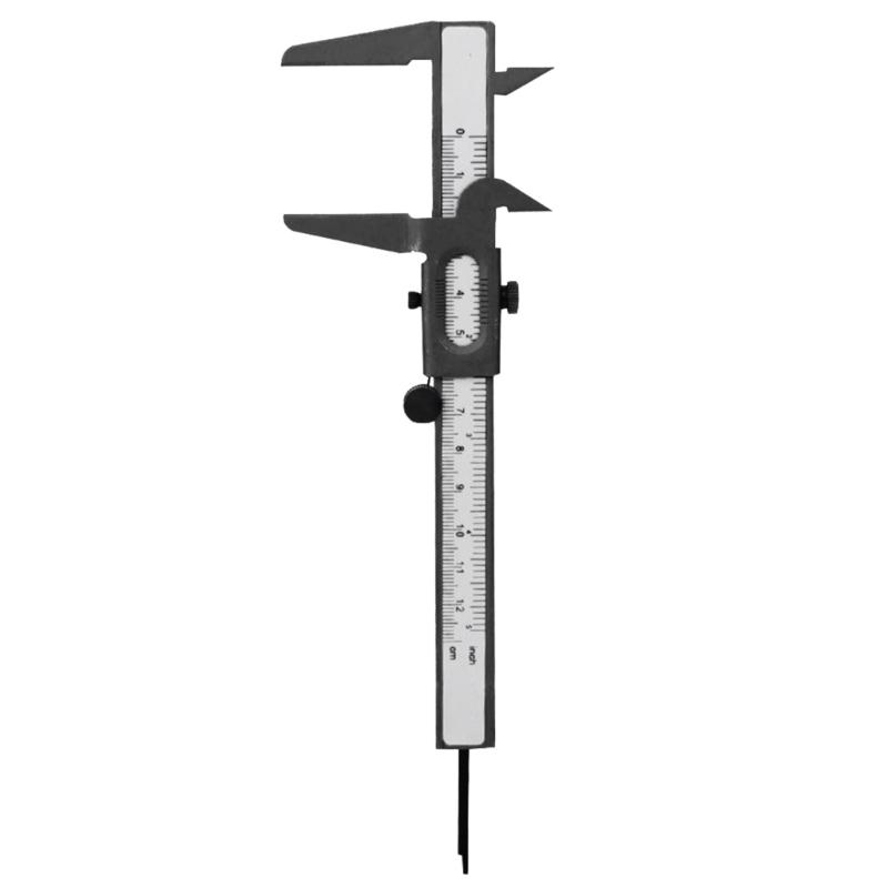 Professional Caliper Vernier Caliper Metal Rule with Clear Scale 0-5inch/120mm for Precisions Measurements Outside