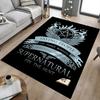 1pc SUPERNATURAL JOIN THE HUNT Home Office, Durable Polyester Floor Mat with Easy, Office Decor, Urban Style, Nonslip Backing