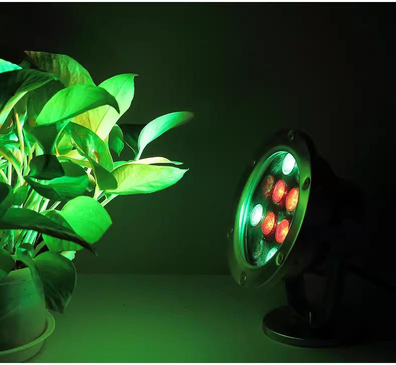 LED Underwater Pool & Pond Light: Colorful Waterproof Spotlight for Swimming Pools, Fountains, and Water Features