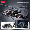 Xiao Luban Military Series: Main Battle Tank & Black Hawk Helicopter Building Block Toys for Boys