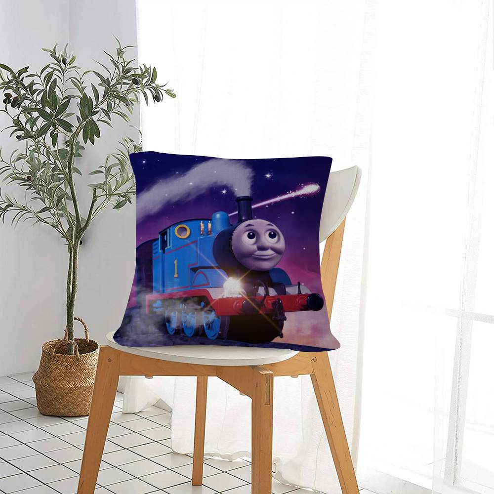 Cartoon Thomas The Train Square pillow cover sofa cushion cover home room decoration children gift